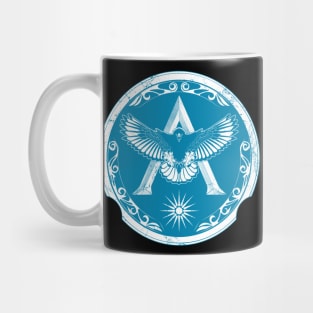 Greek Eagle Shield with Spartan Lambda and Sun of Vergina Mug